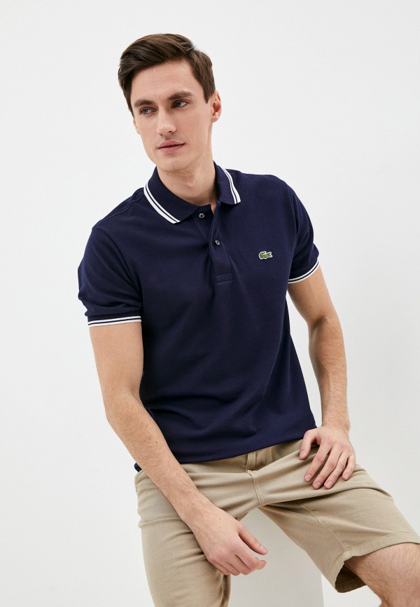 

Поло Lacoste, Синий