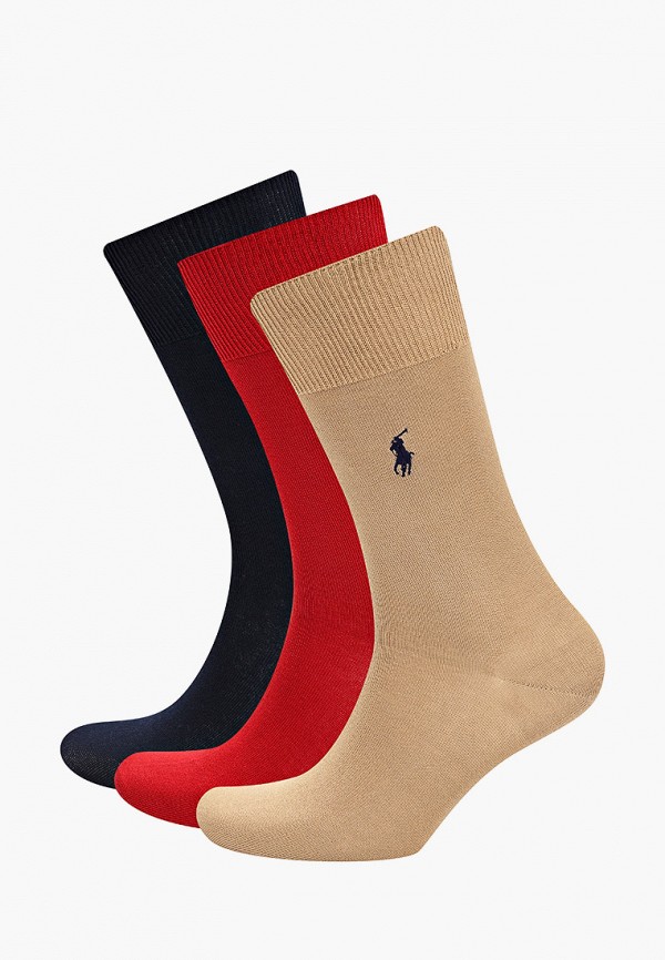

Носки 3 пары Polo Ralph Lauren, Разноцветный
