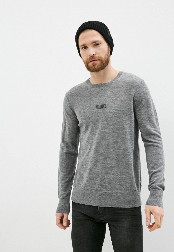 

Джемпер AllSaints, Серый, STAT MERINO CREW