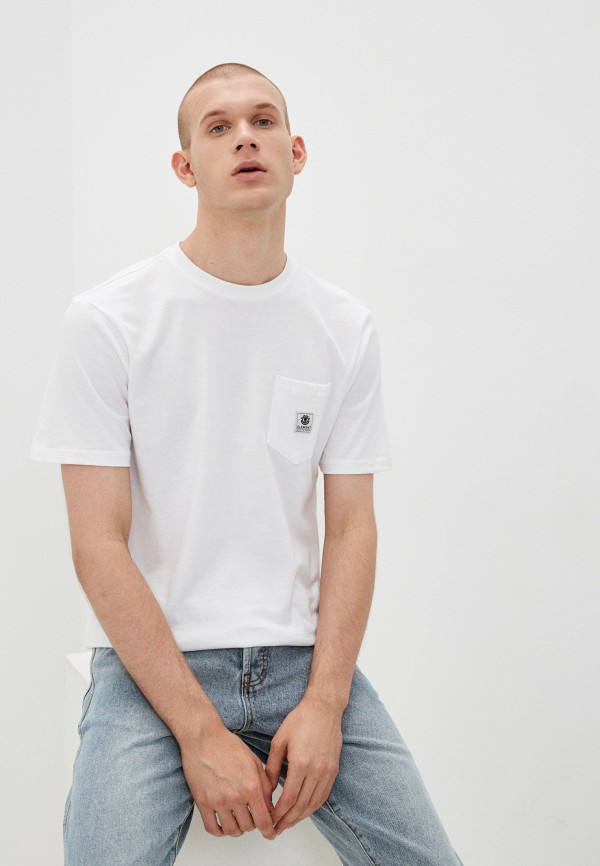

Футболка Element, Белый, BASIC POCKET LABEL S