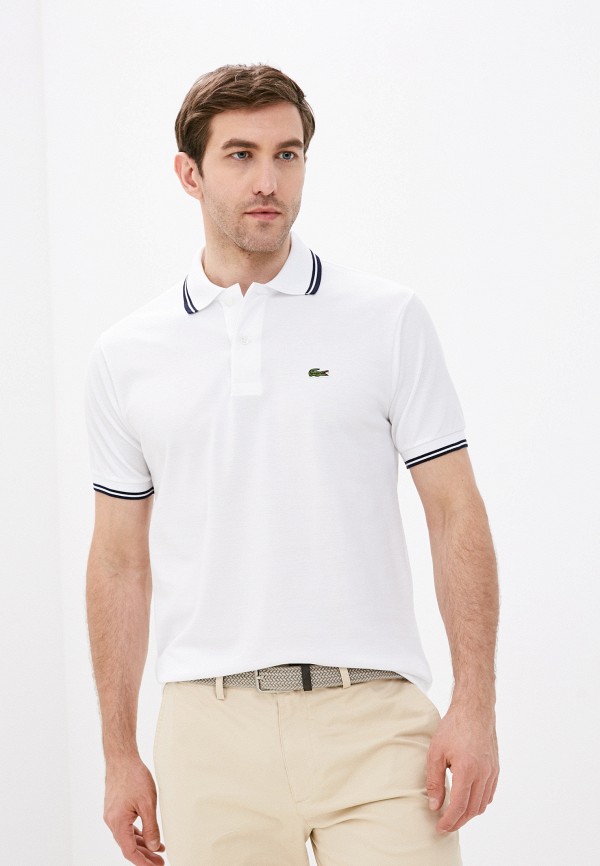 

Поло Lacoste, Белый