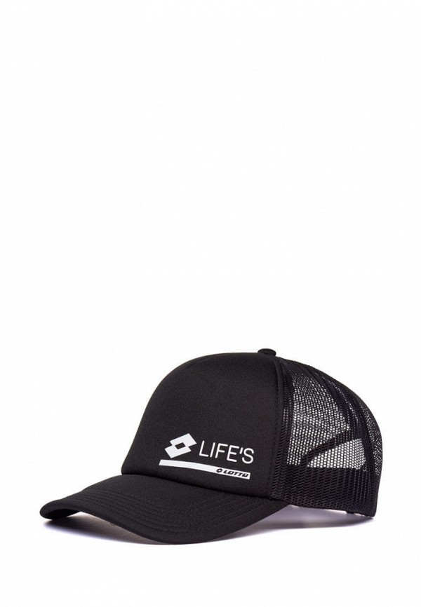 

Бейсболка Lotto, Черный, LIFE`S LOGO
