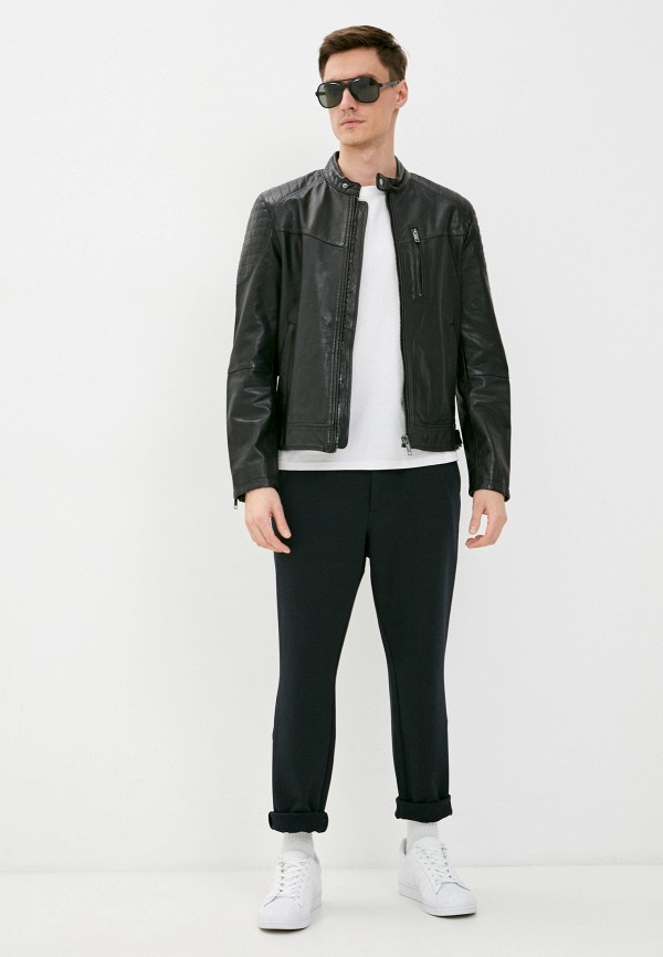 фото Куртка кожаная urban fashion for men