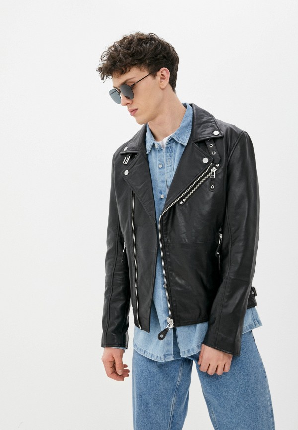фото Куртка кожаная urban fashion for men