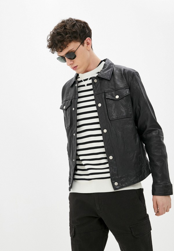 фото Куртка кожаная urban fashion for men