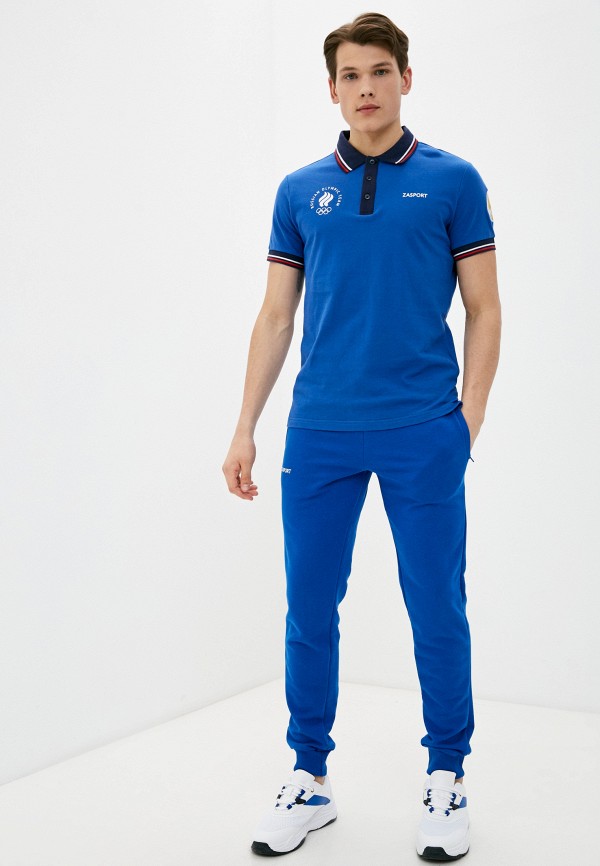 

Поло Zasport, Синий