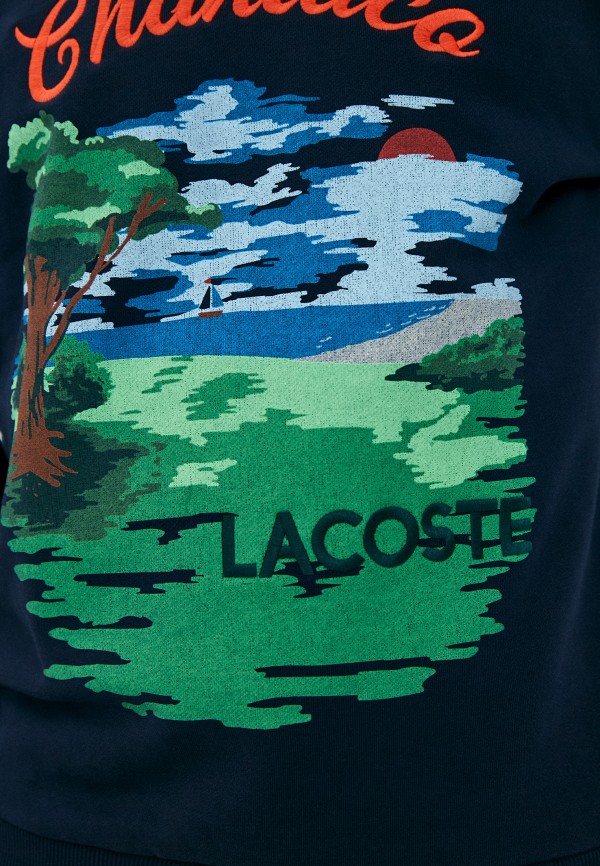 Свитшот Lacoste цвет синий  Фото 4