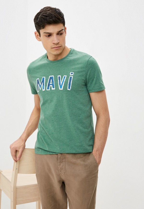 

Футболка Mavi, Зеленый, MAVİI PRINTED TEE
