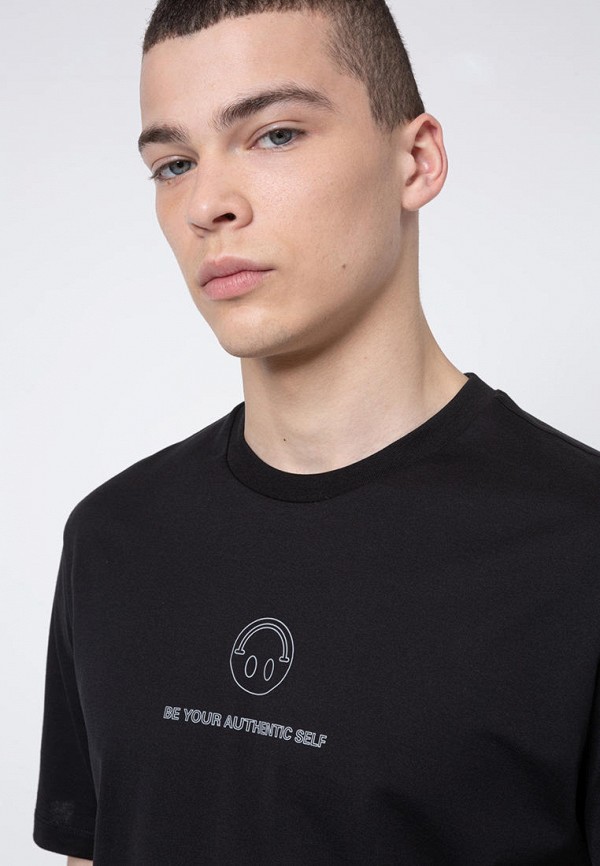 

Футболка Hugo, Черный, x Smiley® Deppelin