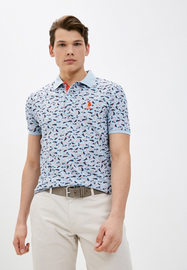 

Поло U.S. Polo Assn., Голубой