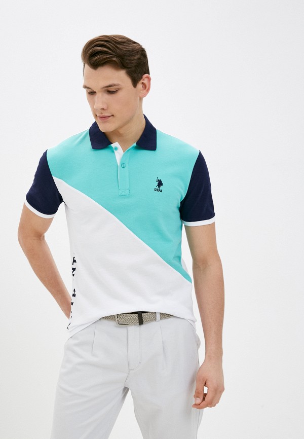 

Поло U.S. Polo Assn., Бирюзовый