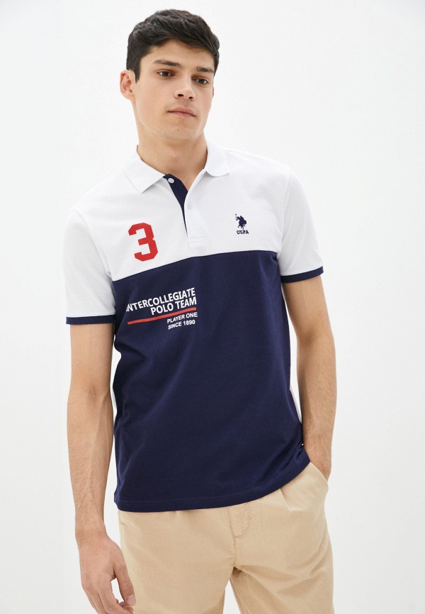 

Поло U.S. Polo Assn., Синий