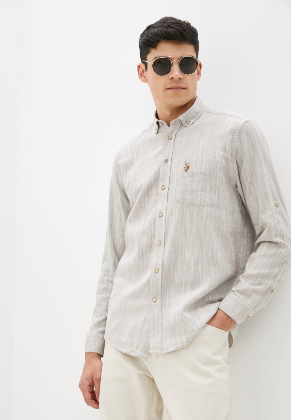 

Рубашка U.S. Polo Assn., Бежевый