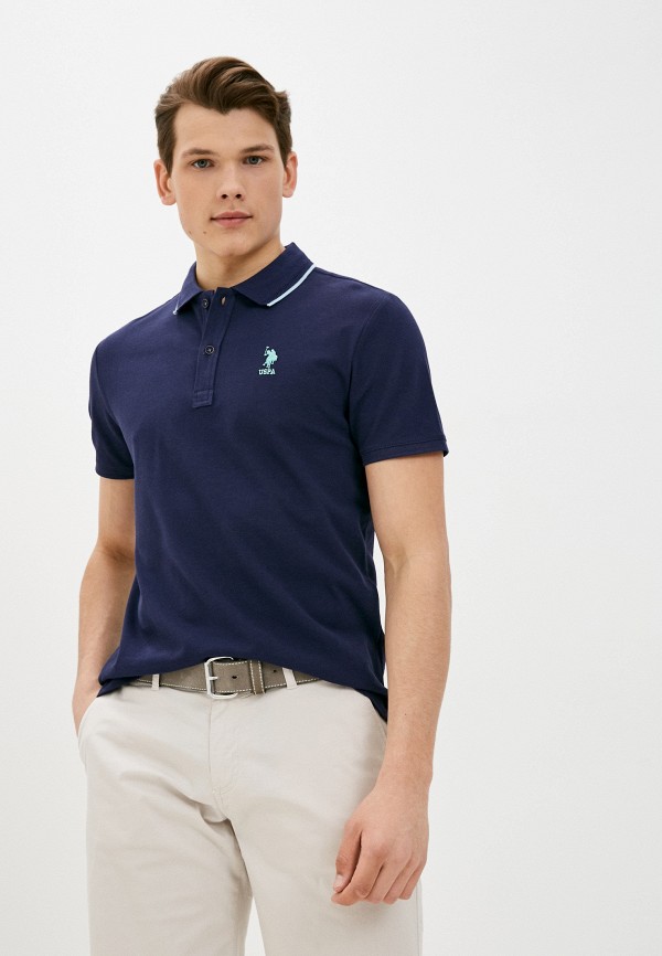 

Поло U.S. Polo Assn., Синий