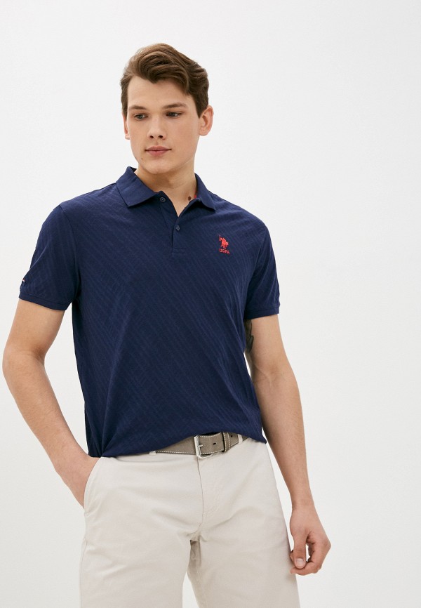 

Поло U.S. Polo Assn., Синий