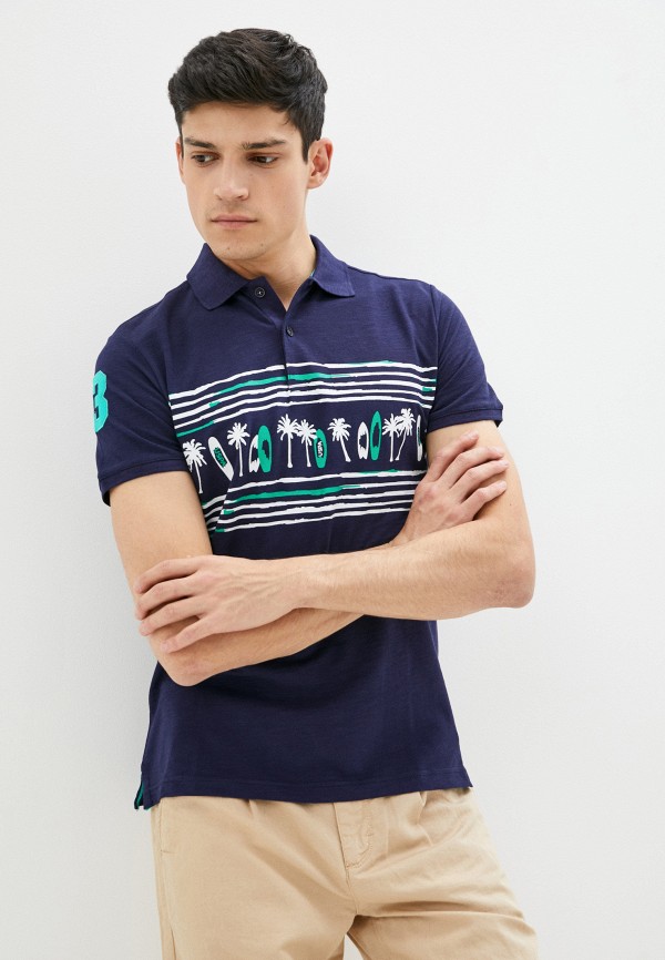 

Поло U.S. Polo Assn., Синий