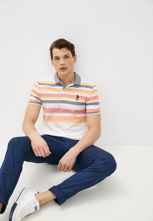 

Поло U.S. Polo Assn., Разноцветный