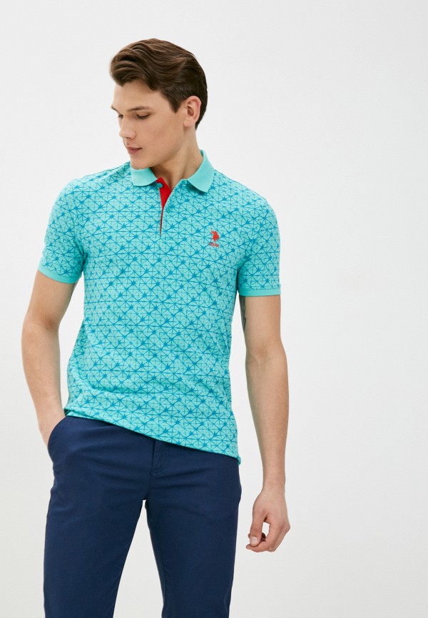 

Поло U.S. Polo Assn., Бирюзовый