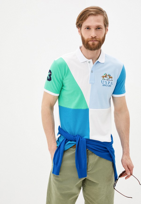 

Поло U.S. Polo Assn., Разноцветный