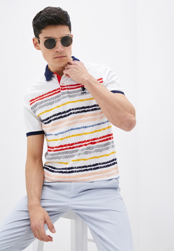 

Поло U.S. Polo Assn, Белый