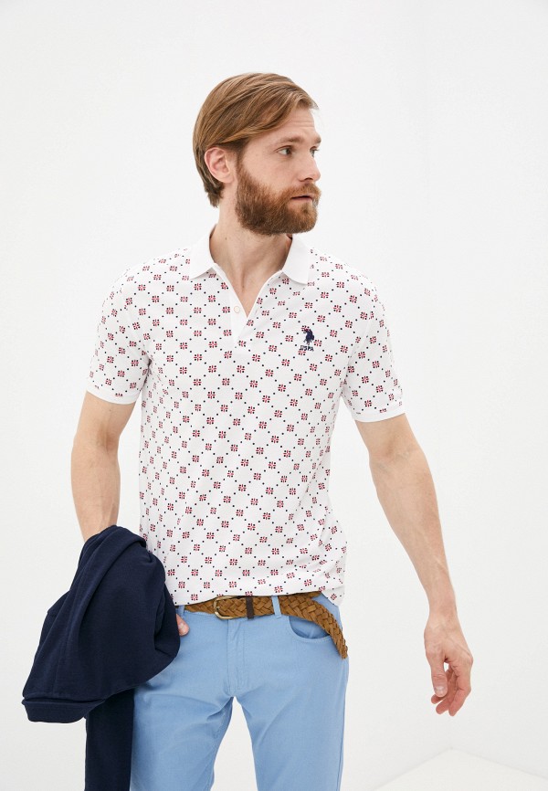

Поло U.S. Polo Assn., Белый
