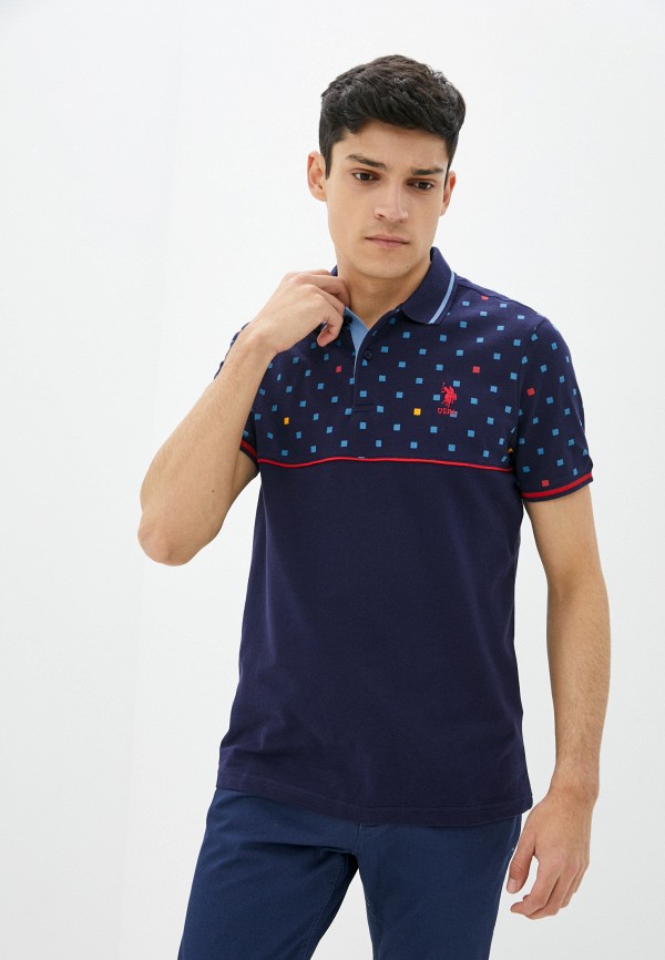 

Поло U.S. Polo Assn., Синий
