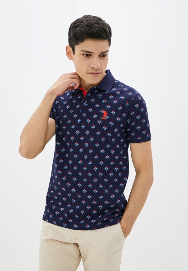 

Поло U.S. Polo Assn., Синий