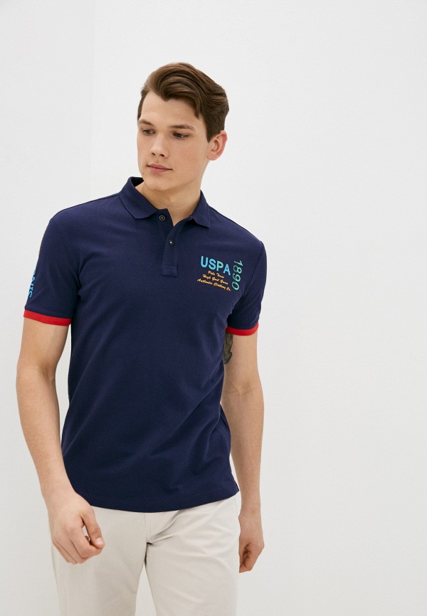 

Поло U.S. Polo Assn., Синий