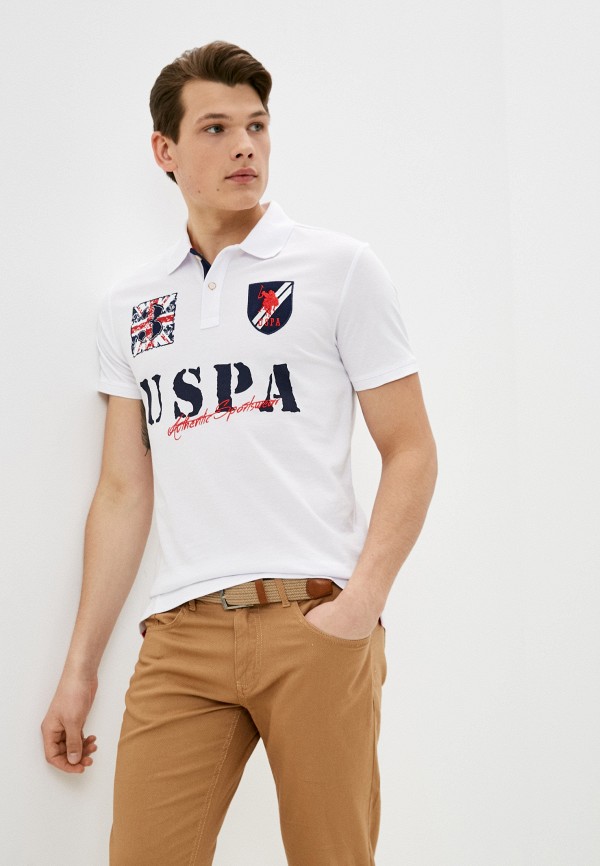 

Поло U.S. Polo Assn., Белый