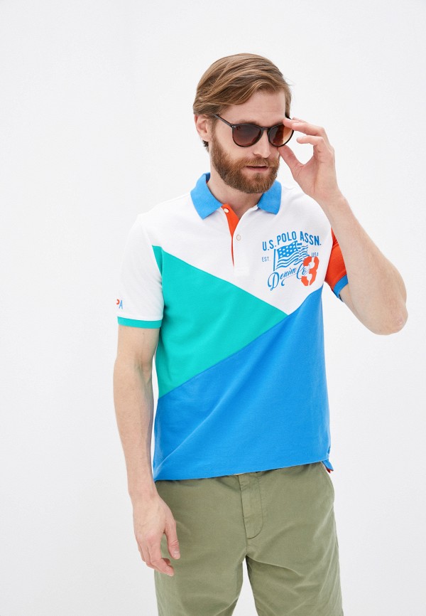 

Поло U.S. Polo Assn., Разноцветный