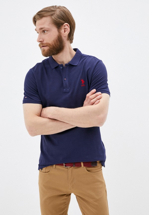 

Поло U.S. Polo Assn., Синий
