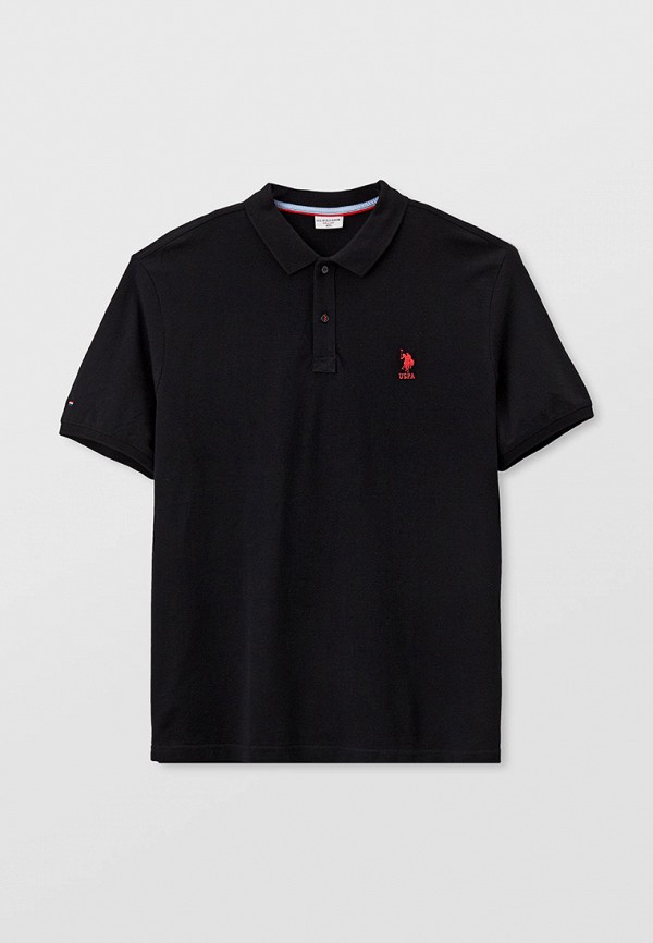 

Поло U.S. Polo Assn., Черный