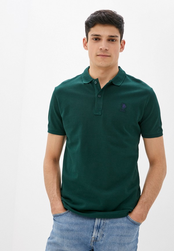 U S Polo Assn РџРѕР»Рѕ С‚РµРјРЅРѕ Р·РµР»РµРЅС‹Р№