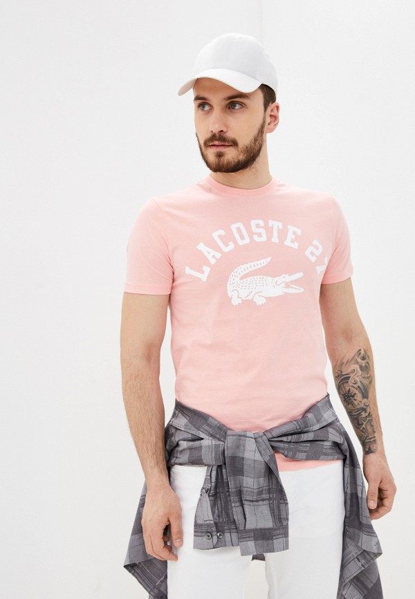 

Футболка Lacoste, Розовый
