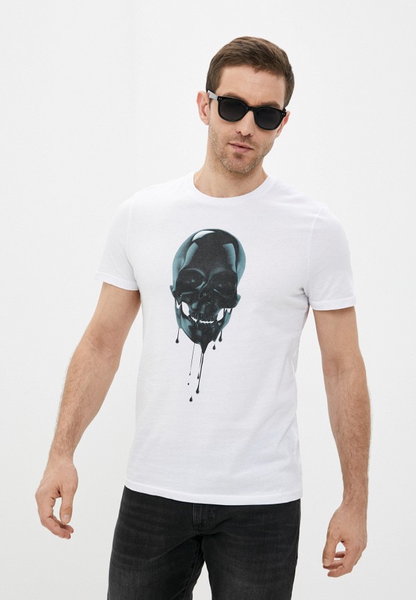 

Футболка Mavi, Белый, SKULL PRINTED T-SHIRT