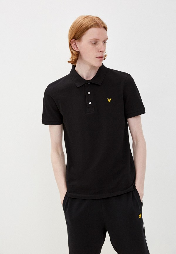 

Поло Lyle & Scott, Черный, Slim Stretch Polo Shirt