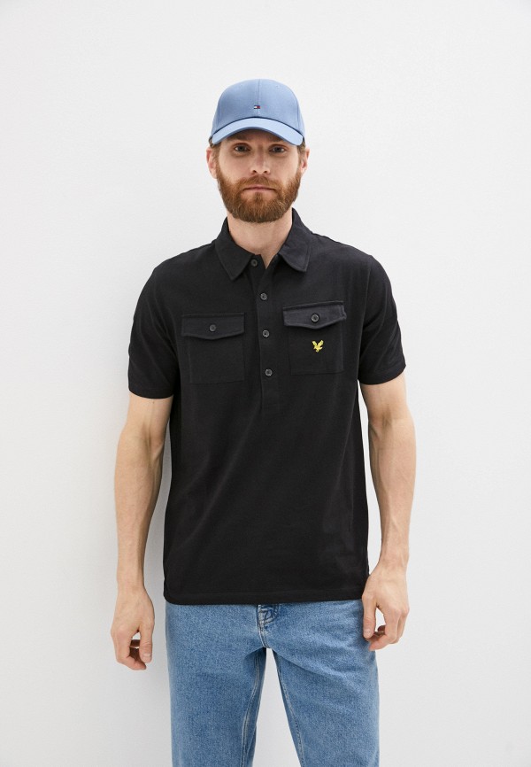 

Поло Lyle & Scott, Черный, Two Pocket Polo Shirt