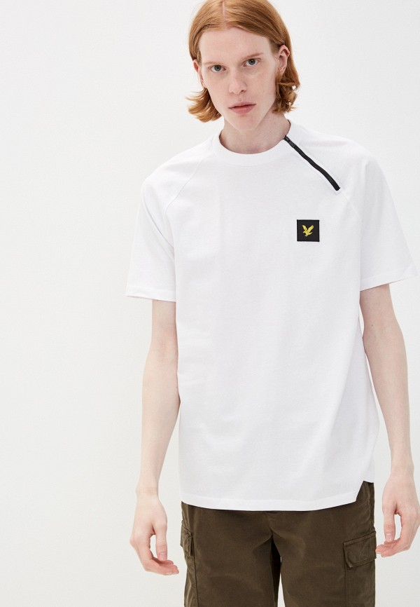 

Футболка Lyle & Scott, Белый, Raglan Zip T-shirt