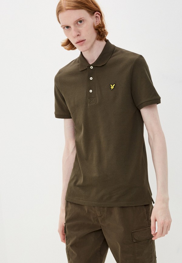 

Поло Lyle & Scott, Хаки, Plain Polo Shirt