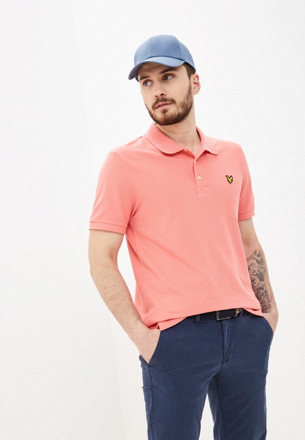 

Поло Lyle & Scott, Коралловый, Plain Polo Shirt