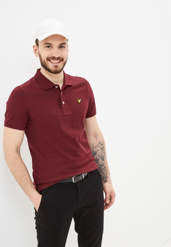 

Поло Lyle & Scott, Бордовый