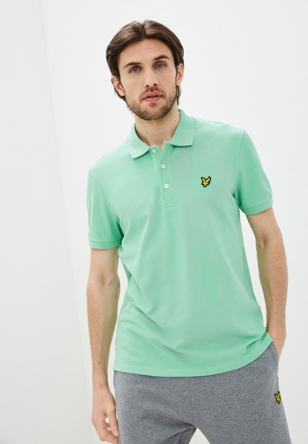 

Поло Lyle & Scott, Зеленый, Plain Polo Shirt