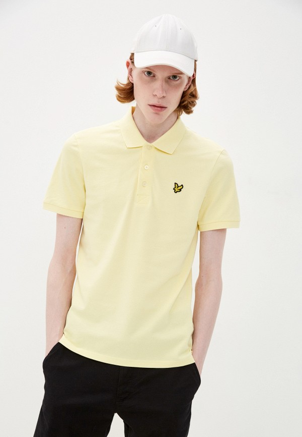 

Поло Lyle & Scott, Желтый, Plain Polo Shirt