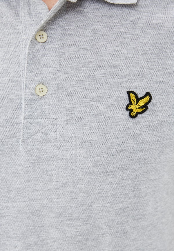 

Поло Lyle & Scott, Серый, Plain Polo Shirt