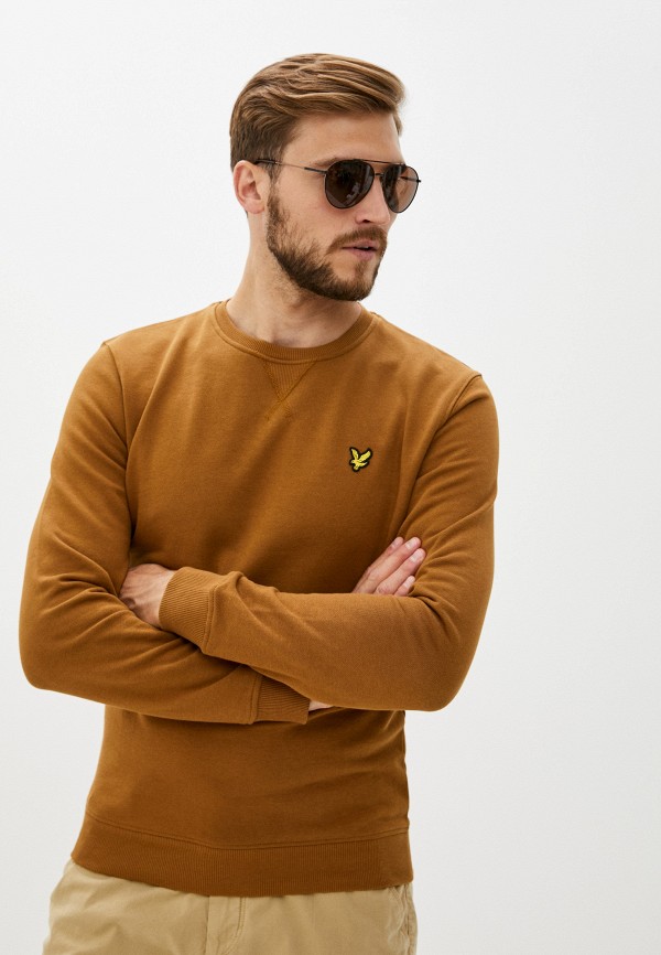 

Свитшот Lyle & Scott, Коричневый, Crew Neck Sweatshirt
