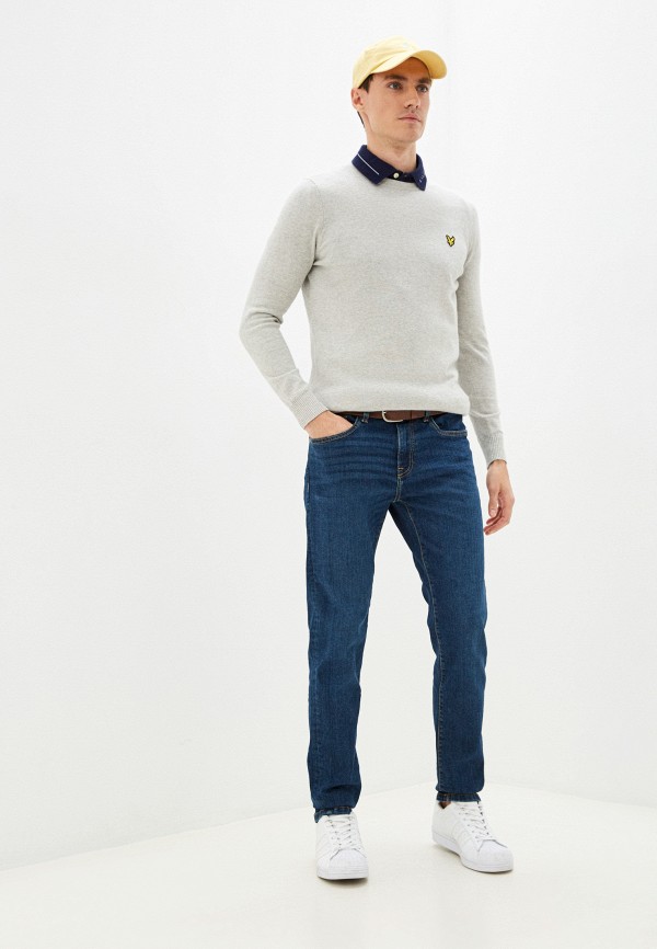 

Джемпер Lyle & Scott, Серый, Crew Neck Cotton Merino Jumper