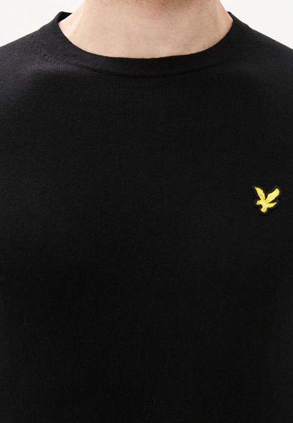 

Джемпер Lyle & Scott, Черный, Crew Neck Cotton Merino Jumper
