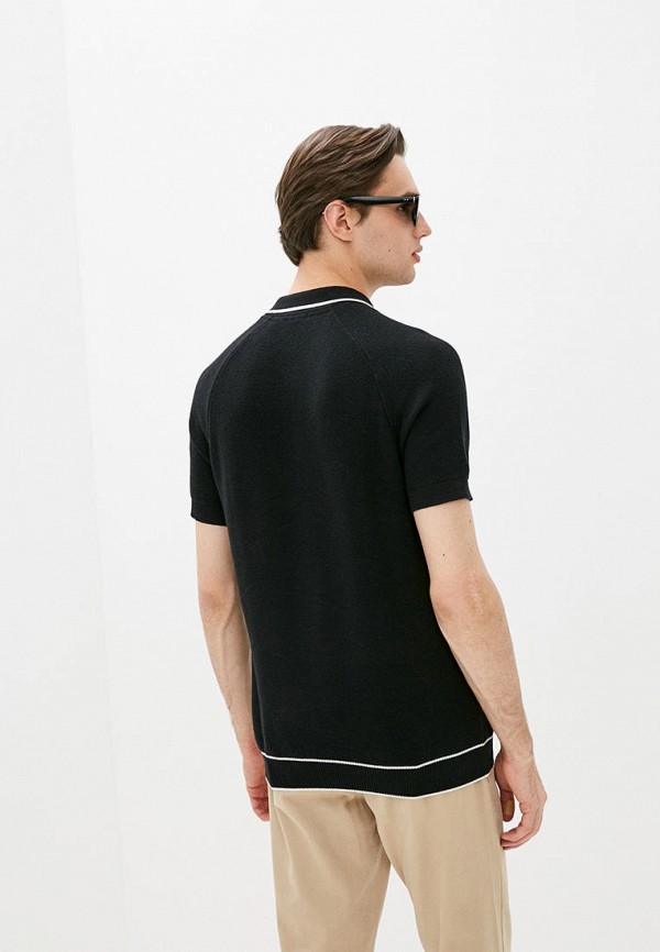

Поло Lyle & Scott, Черный, Texture Knit Polo