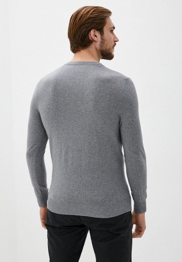 

Пуловер Lyle & Scott, Серый, V Neck Cotton Merino Jumper