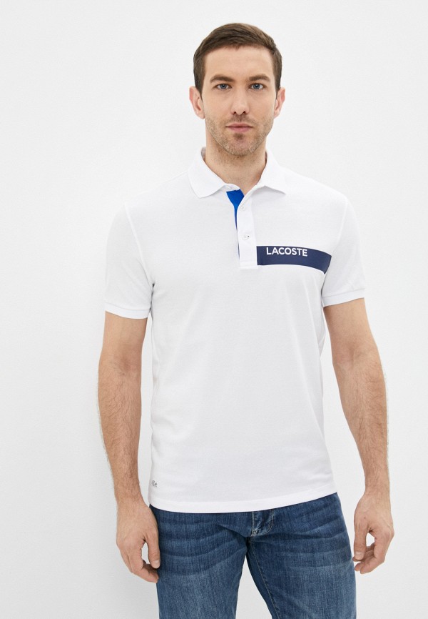 

Поло Lacoste, Белый